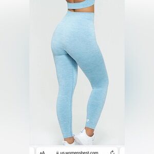 Women’s Best Move Seamless Leggings - Size S, Blue Marl